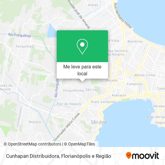 Cunhapan Distribuidora mapa