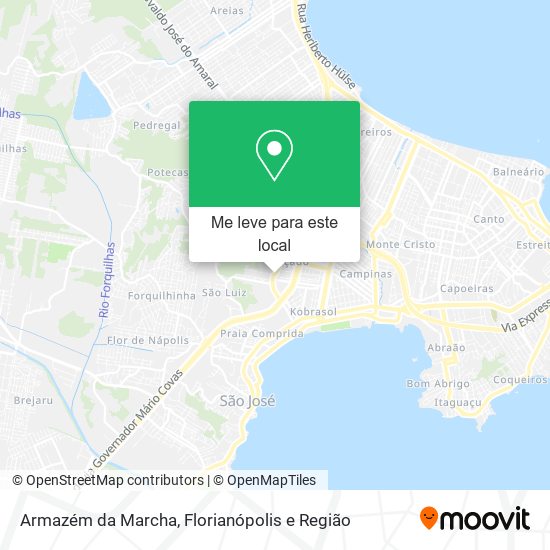 Armazém da Marcha mapa
