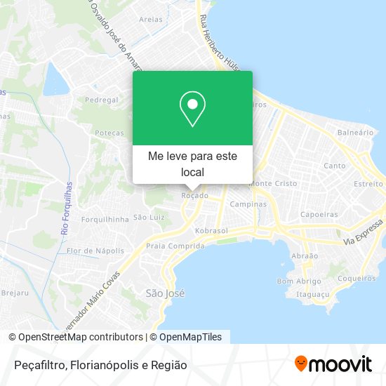 Peçafiltro mapa