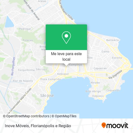 Inove Móveis mapa