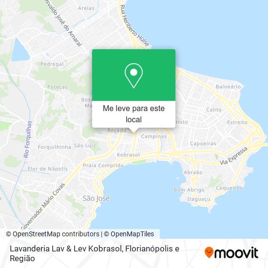 Lavanderia Lav & Lev Kobrasol mapa