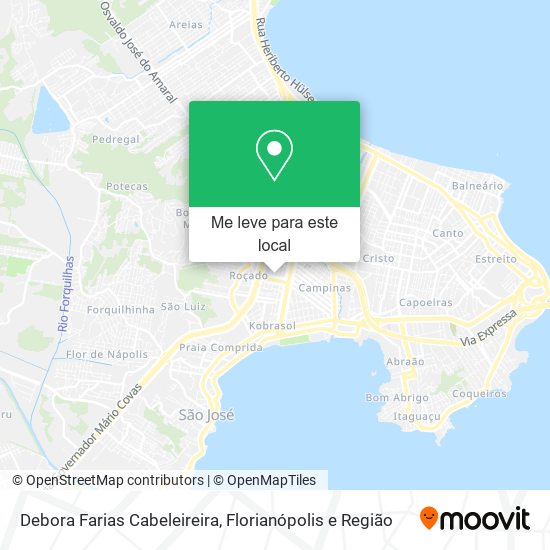 Debora Farias Cabeleireira mapa