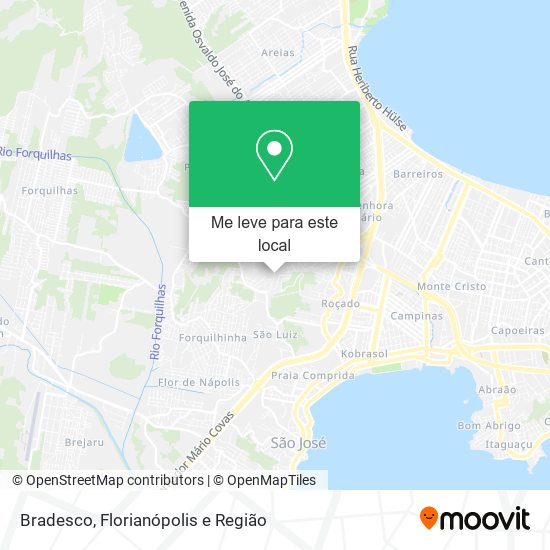 Bradesco mapa