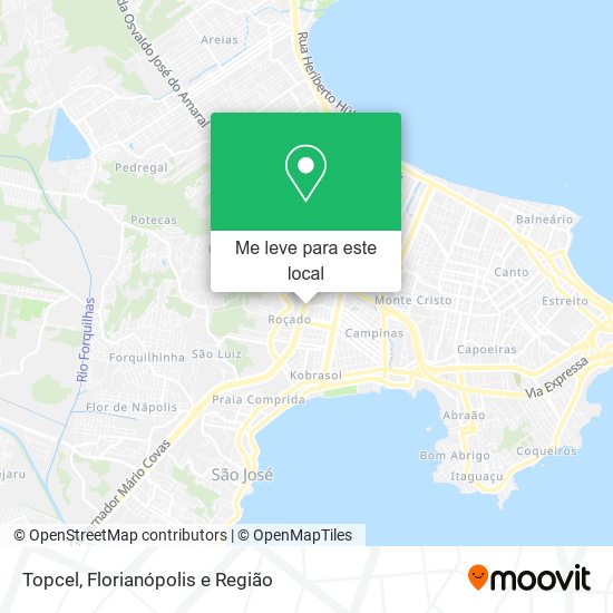 Topcel mapa