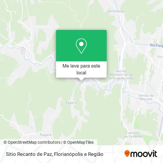 Sitio Recanto de Paz mapa