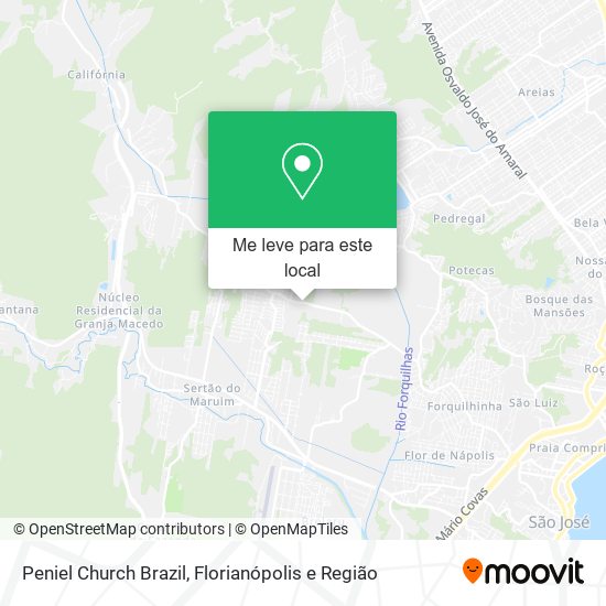 Peniel Church Brazil mapa