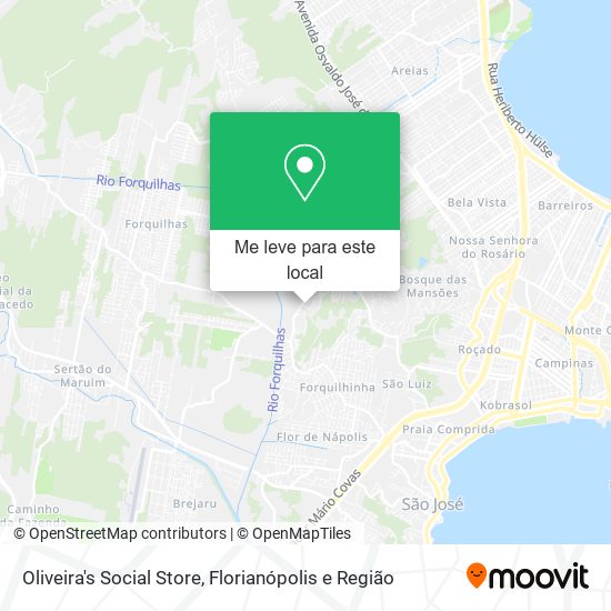 Oliveira's Social Store mapa