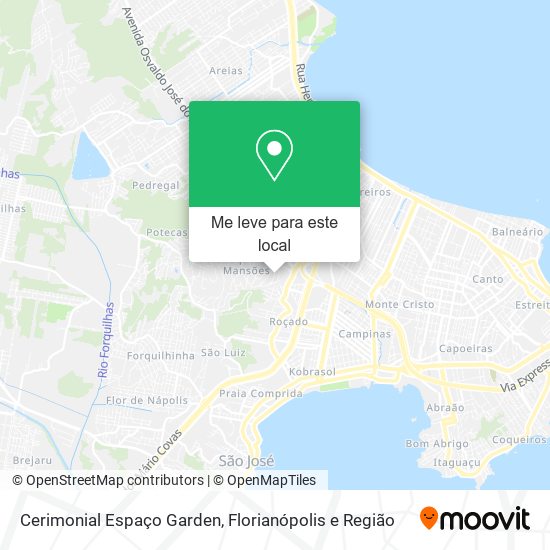 Cerimonial Espaço Garden mapa