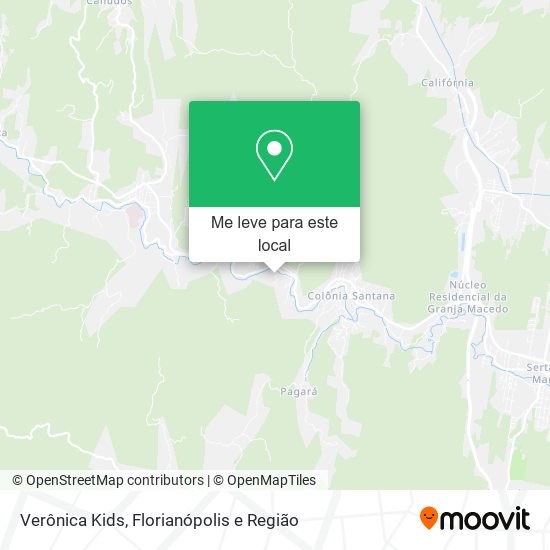 Verônica Kids mapa