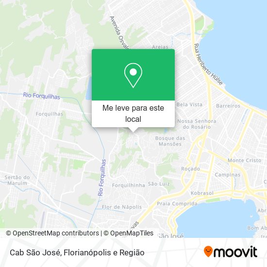 Cab São José mapa