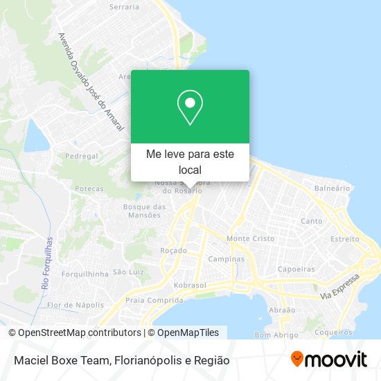 Maciel Boxe Team mapa