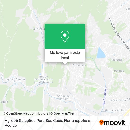 Agropê Soluções Para Sua Casa mapa