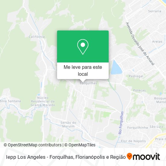Iepp Los Angeles - Forquilhas mapa
