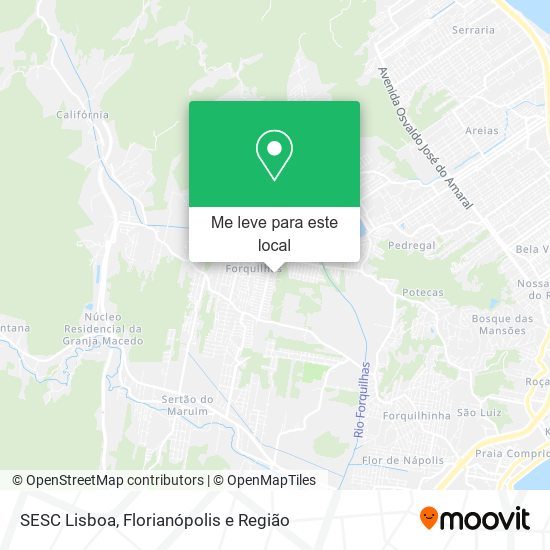 SESC Lisboa mapa