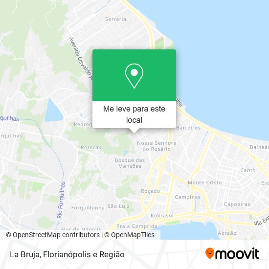 La Bruja mapa