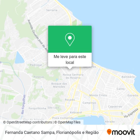 Fernanda Caetano Sampa mapa