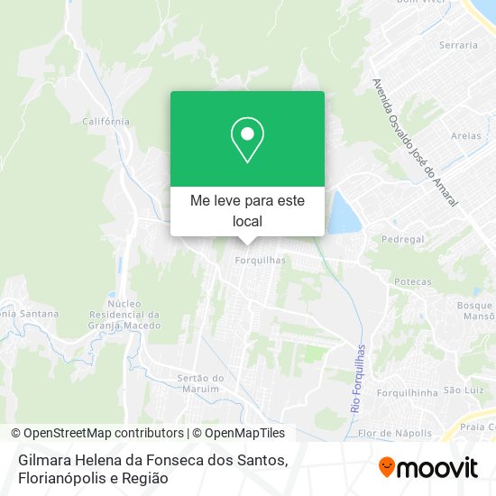 Gilmara Helena da Fonseca dos Santos mapa