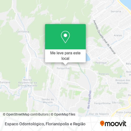 Espaco Odontológico mapa