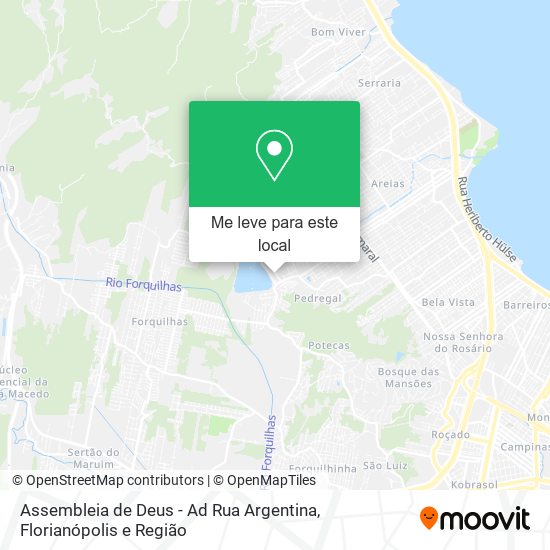 Assembleia de Deus - Ad Rua Argentina mapa
