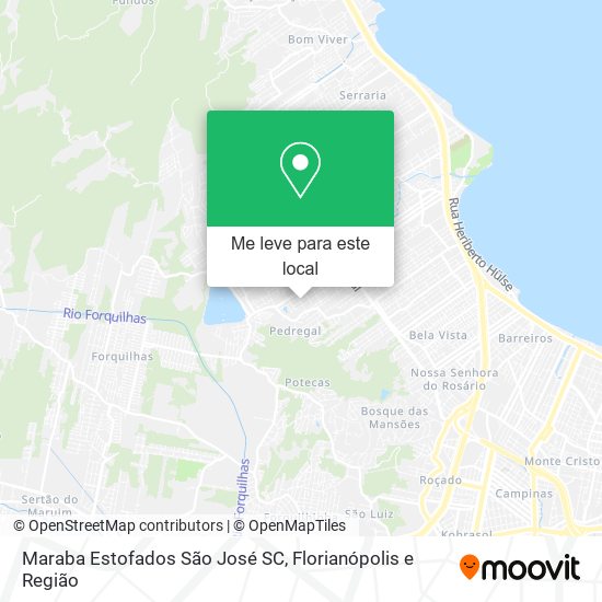 Maraba Estofados São José SC mapa