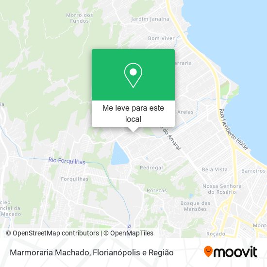 Marmoraria Machado mapa