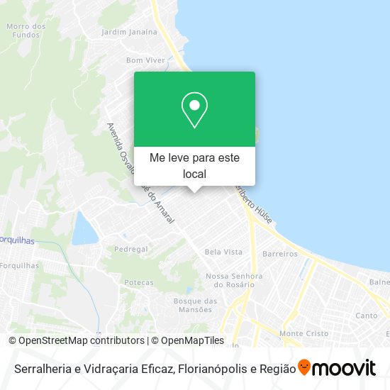 Serralheria e Vidraçaria Eficaz mapa
