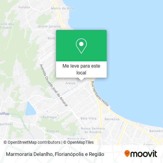 Marmoraria Delanlho mapa