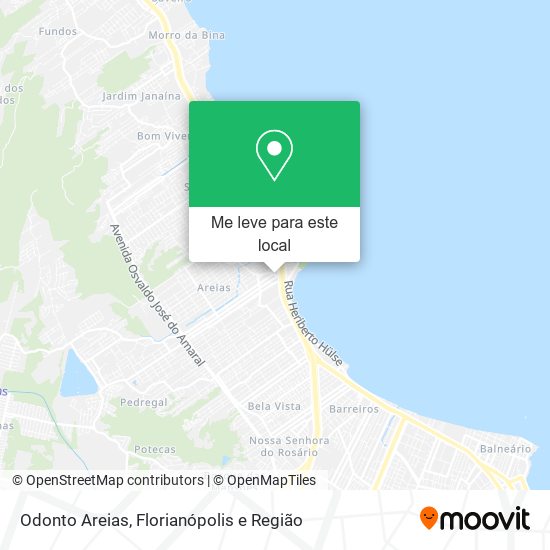Odonto Areias mapa