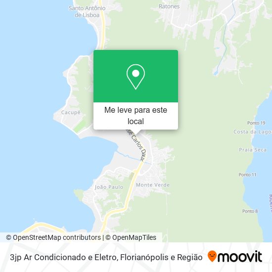 3jp Ar Condicionado e Eletro mapa