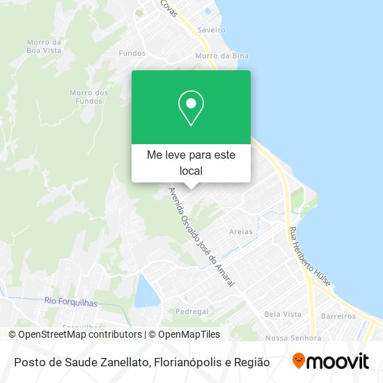 Posto de Saude Zanellato mapa