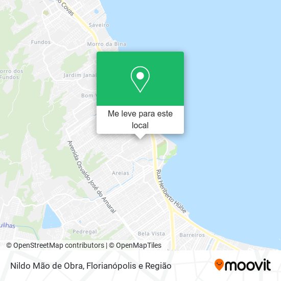 Nildo Mão de Obra mapa