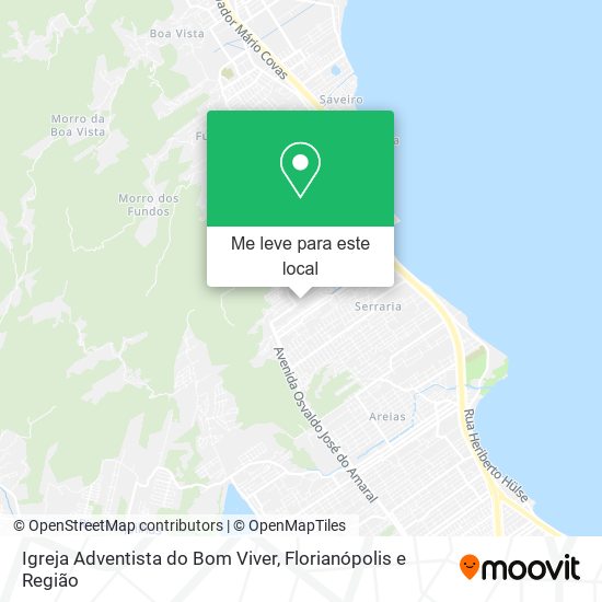 Igreja Adventista do Bom Viver mapa