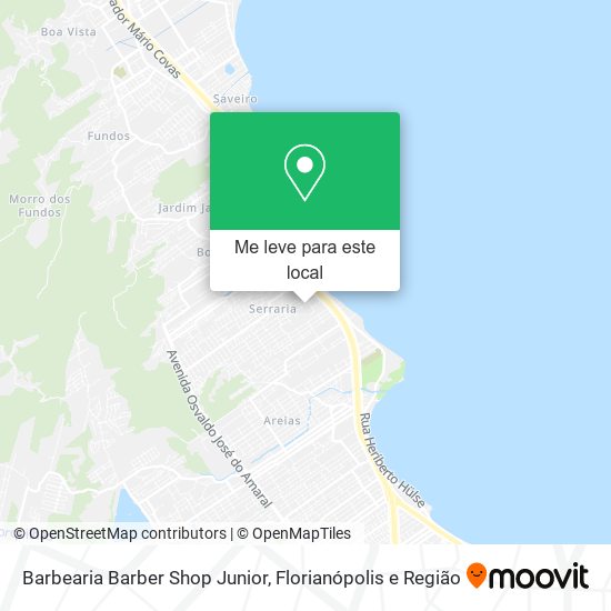Barbearia Barber Shop Junior mapa