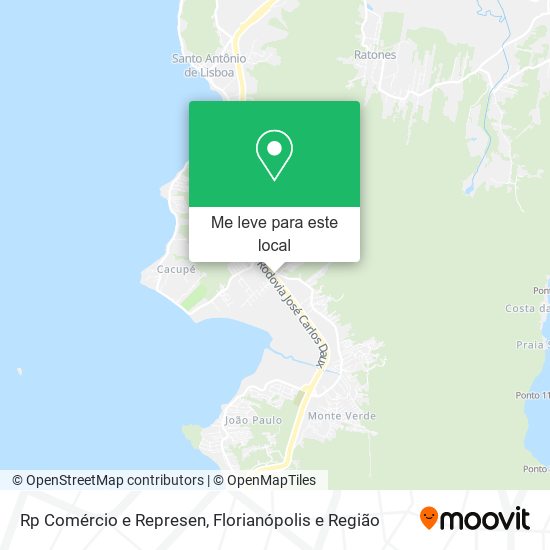 Rp Comércio e Represen mapa