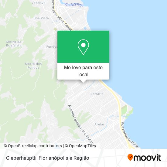 Cleberhauptli mapa