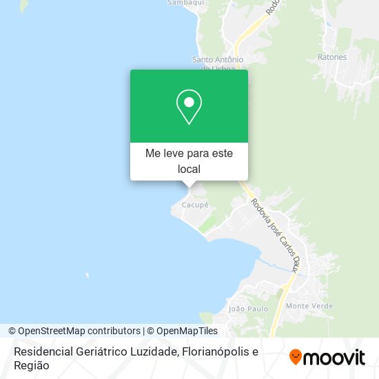 Residencial Geriátrico Luzidade mapa