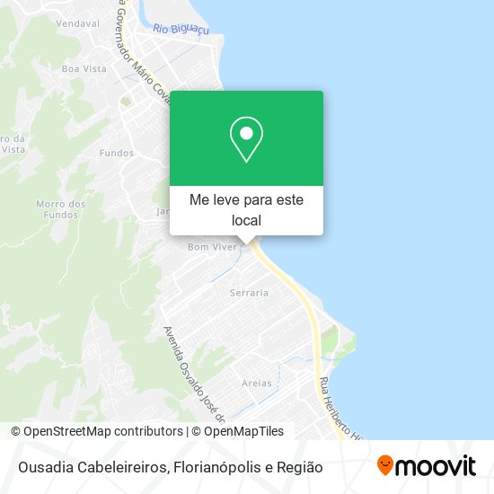 Ousadia Cabeleireiros mapa