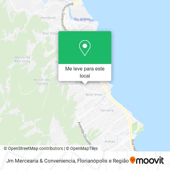 Jm Mercearia & Conveniencia mapa