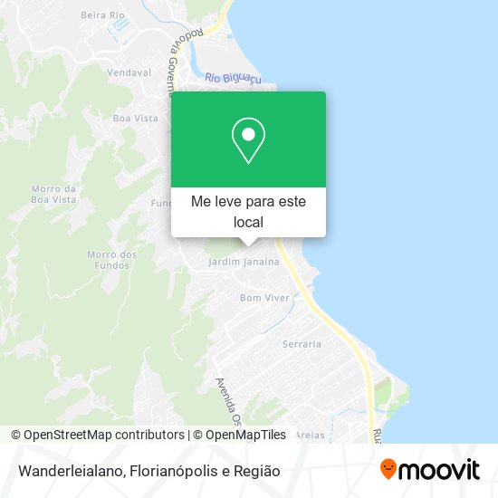 Wanderleialano mapa