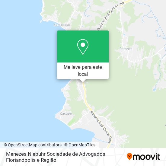 Menezes Niebuhr Sociedade de Advogados mapa