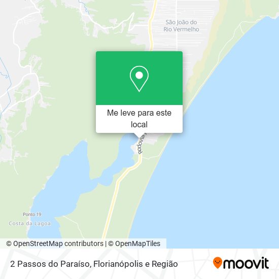 2 Passos do Paraíso mapa