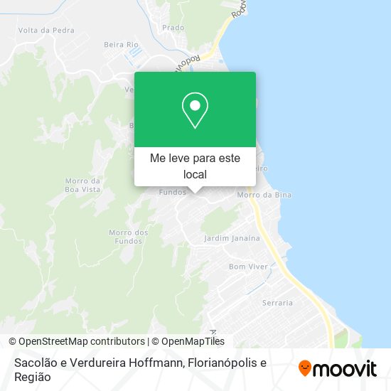 Sacolão e Verdureira Hoffmann mapa