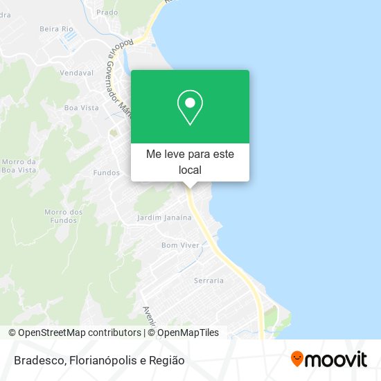 Bradesco mapa