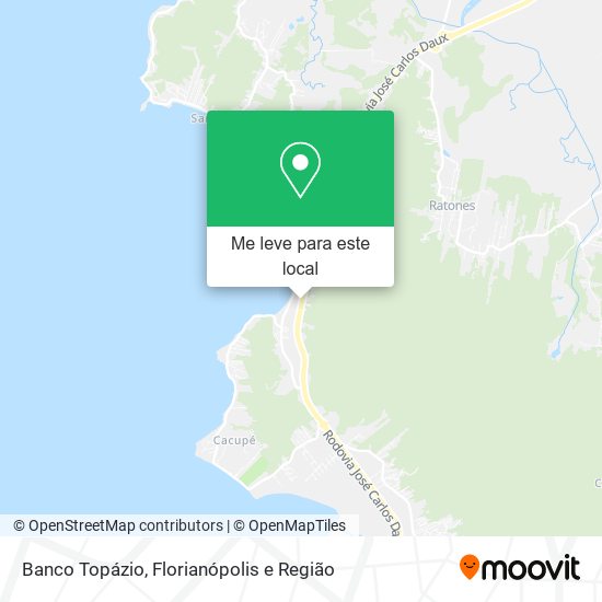 Banco Topázio mapa
