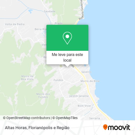 Altas Horas mapa
