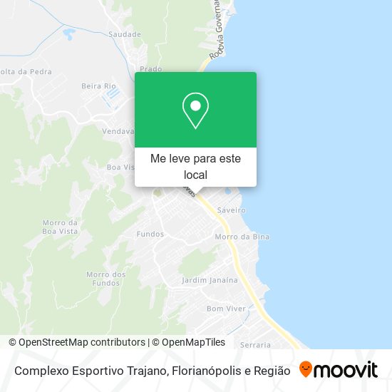 Complexo Esportivo Trajano mapa