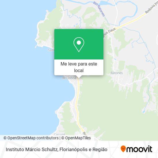 Instituto Márcio Schultz mapa