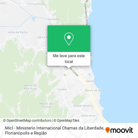 Micl - Ministerio Internacional Chamas da Liberdade mapa