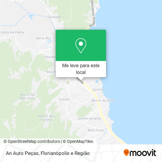 An Auto Peças mapa