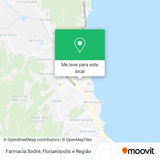 Farmacia Sodré mapa